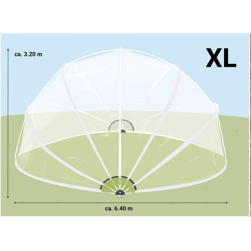 SunnyTent ronde XL pour piscine hors sol