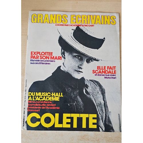 Grands Ecrivains - N°2- Colette- Fascicule + Livre Chéri
