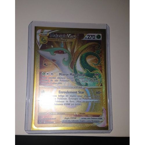 Carte Pokemon - Majaspic Vstar 210/195 - Tempête Argentée Secrète Gold Français