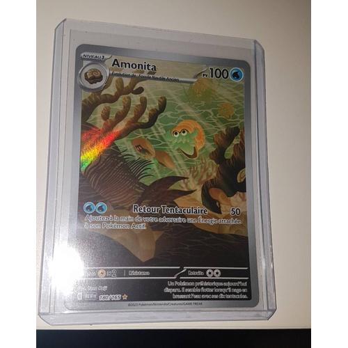 Carte Pokemon - Amonita 180/165 Ar - Pokemon 151 Ev3,5 Français