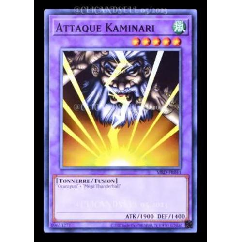 Yu Gi Oh Mrd Fr041 Attaque Kaminari