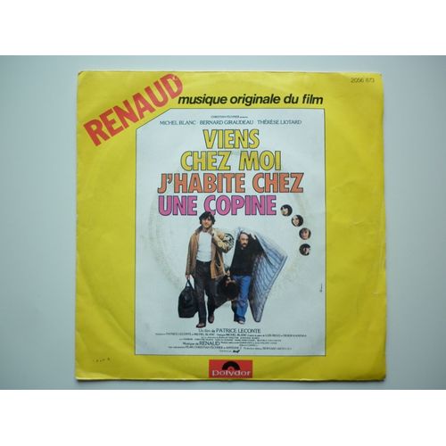 Renaud 45tours Sp Vinyle Viens Chez Moi, J'habite Chez Une Copine Bof
