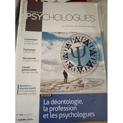Le Journal Des Psychologues