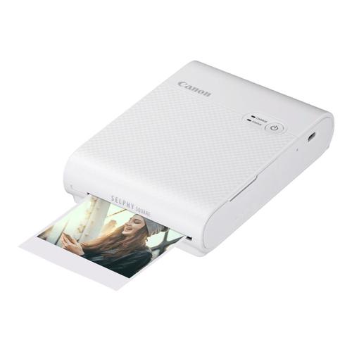 Canon SELPHY Square QX10 - Imprimante - couleur - thermique par sublimation - 72 x 85 mm jusqu'à 0.7 min/page (couleur) - Wi-Fi - blanc