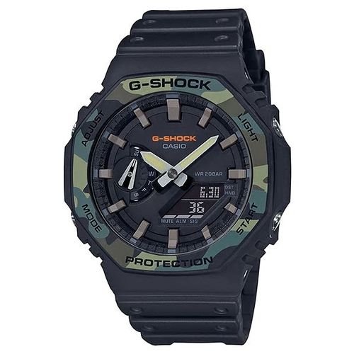 Casio Montre Noir Analogique - Digital Hommes G-Shock Ga-2100su-1aer