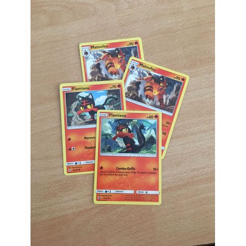 (1796) 2x Matoufeu + 2x Flamiaou (Pokemon)