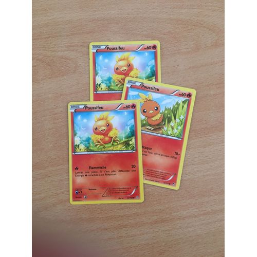 (1706) 3x Poussifeu (Pokemon)