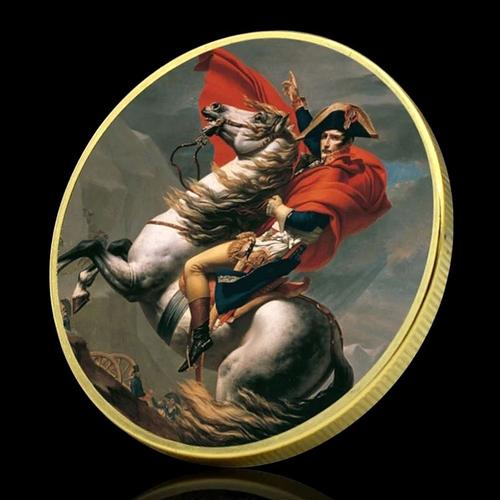 Napoléon Bonaparte - Pièce Médaille Commémorative Plaquée Or