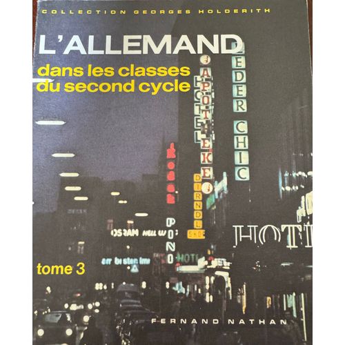 Allemand 2eme Cycle - Tome 3