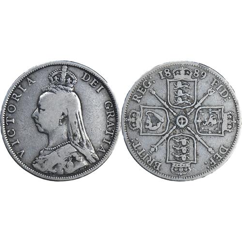 Uk - 1889 - 1 Florin - Reine Victoria - Argent 925‰ - 20-070