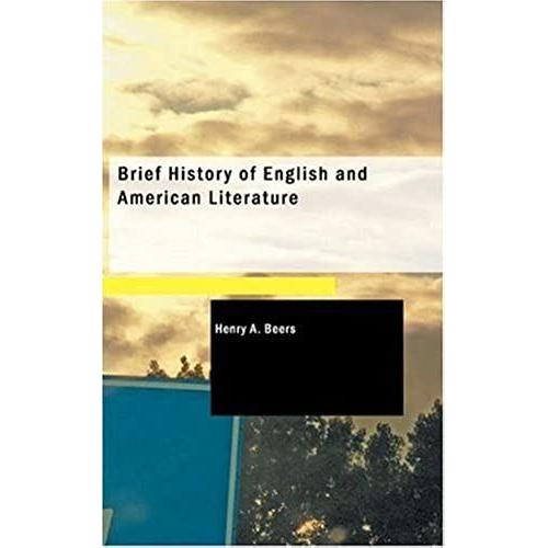 Brief History Of English And American Literature