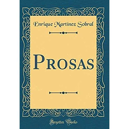 Prosas (Classic Reprint)