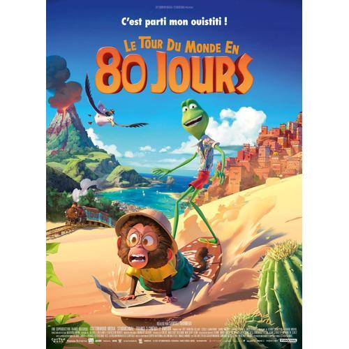 E Tour Du Monde En 80 Jours - 2020 - 120x160cm - Affiche Cinema Originale Envoi Plié