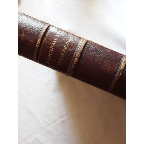 L'ornement Polychrome 100 Planchs En Couleur Or Et Argent 2° Édition 1886 Racinet