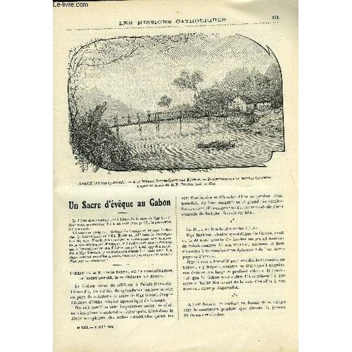 Les Missions Catholiques N° 2409 - Un Sacre D Évêque Au Gabon, La Peste Dans L Inde Centrale, Chez Les Cafres, Lettres De L Autre Front, Les Nouvelles Hébrides