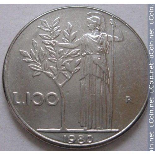 Pièce De 100 Lires , Année 80