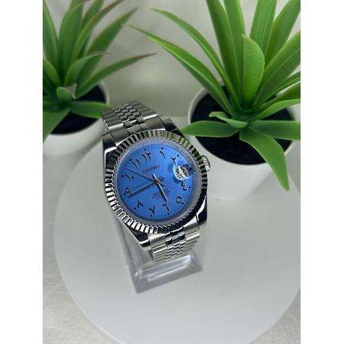 Seiko Mod Arabic Dial Bleu Clair