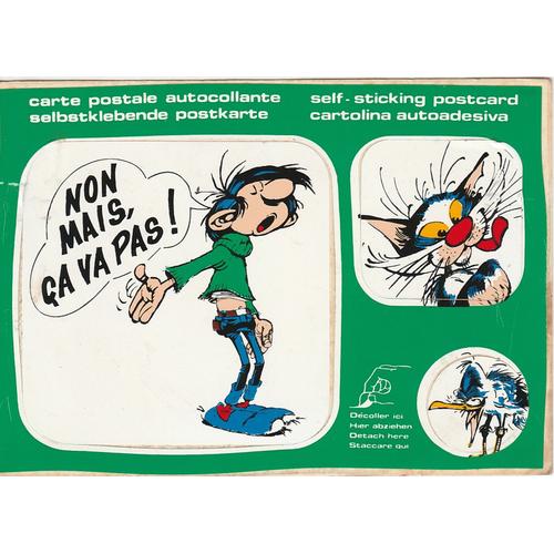 Franquin : Carte Autocollante Gaston Lagaffe N° Gl5