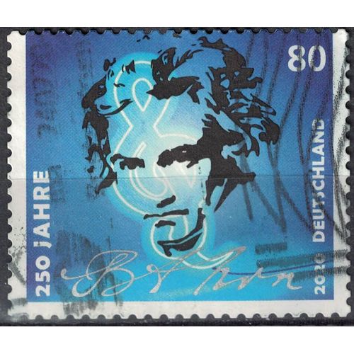 Allemagne 2020 Oblitéré Used 250 Ans Naissance Compositeur Ludwig Van Beethoven Su