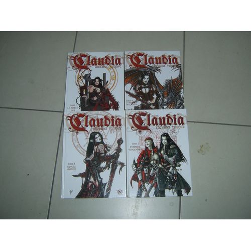 Claudia Chevalier Vampire Lot De 4 Bd