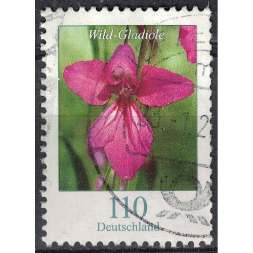 Allemagne 2019 Oblitéré Used Fleurs Wild Gladiole Glaïeul Sauvage Su