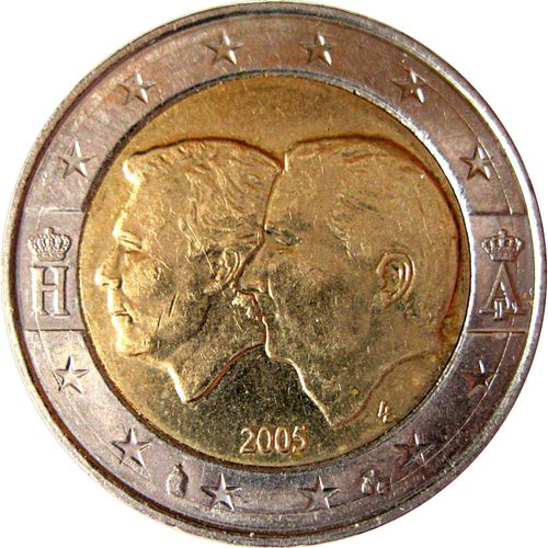 Pièce 2 Euros 2005 Belgique Union Européenne Luxembourg