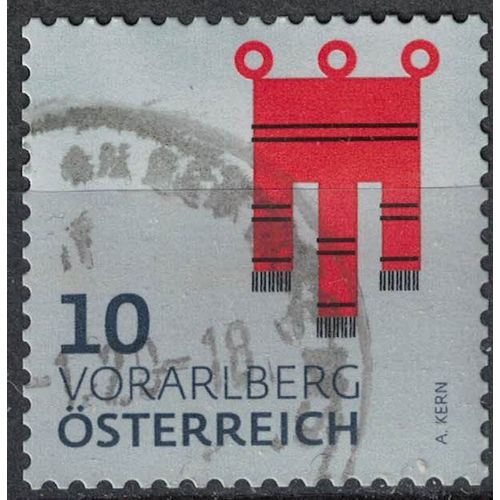 Autriche 2018 Oblitéré Used Coat Of Armes Armoiries Vorarlberg Su