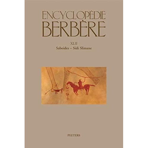 Encyclopédie Berbère - Tome 42, Saboides-Sidi Slimane