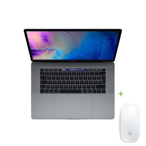 Apple MacBook Pro Touch Bar 15" 2017 i7 - 2,9 Ghz - 16 Go - 512 Go SSD - Gris Sidéral - Reconditionné - Magic Mouse incluse