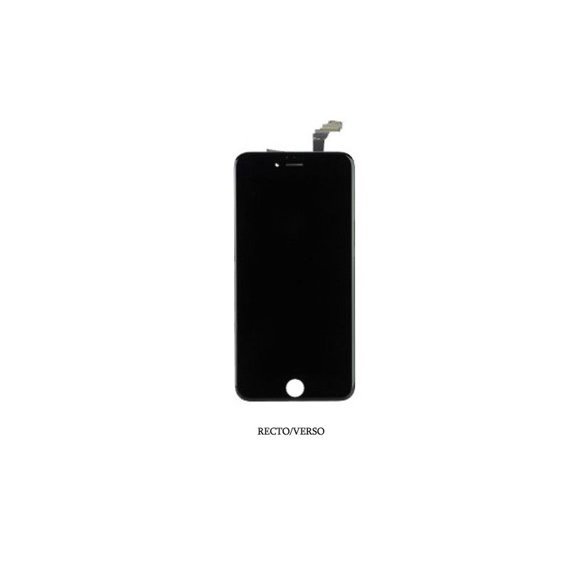 Vitre Tactile Noir + Lcd Plus Monté Sur Chassis Iphone6+-21 Pour Smartphone Apple