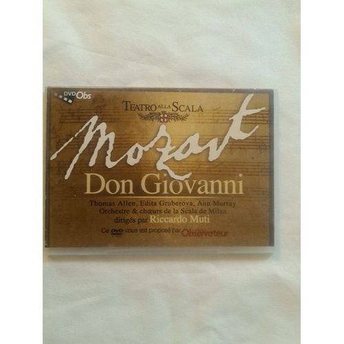 Don Giavanni De Mozart Dirige Par Riccardo Muti Teatro Alla Scala