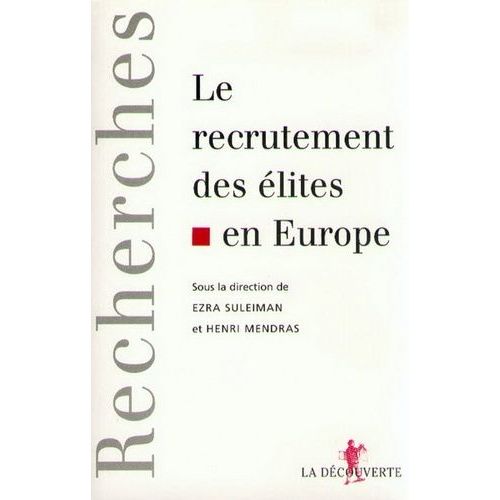 Le Recrutement Des Élites En Europe