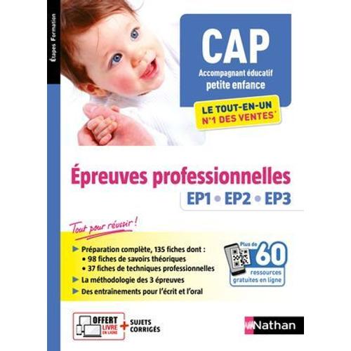 Epreuves Professionnelles Eep1, Ep2, Ep3 - Tout-En-Un - Epub - Cap Accompagnant Éducatif Petite Enfance