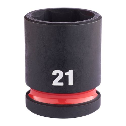 MILWAUKEE Douille shockwave 1/2''' hex courte - x 1 - 38 mm - 21 mm