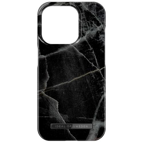 Ideal Of Sweden Coque Fashion Iphone 15 Pro Black Thunder Marble