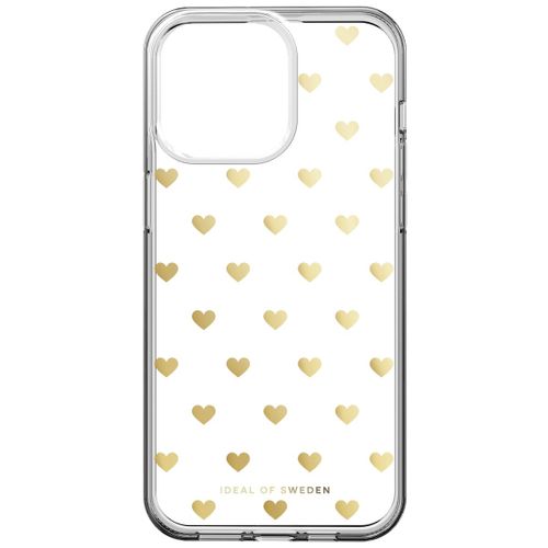 Ideal Of Sweden Coque Clear Iphone 15 Pro Max Golden Hearts