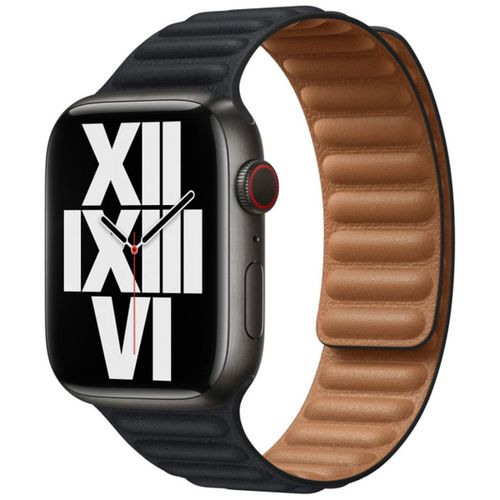 Apple - Bracelet De Montre Pour Montre Intelligente - Taille P/M - Noir Minuit - Pour Watch Hermès Series 7, Hermès Series 9, Nike Series 7, Series 10, Series 8, Series 9