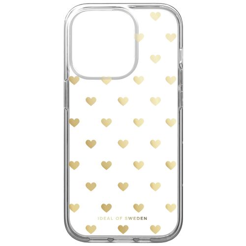 Ideal Of Sweden Coque Clear Iphone 14 Pro Golden Hearts