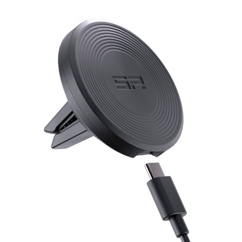 Charging Vent Mount Spc+ Support De Téléphone De Voiture Avec Fonction De Chargement Pour Coques Sp Connect Spc+ Grille De Ventilation Noir