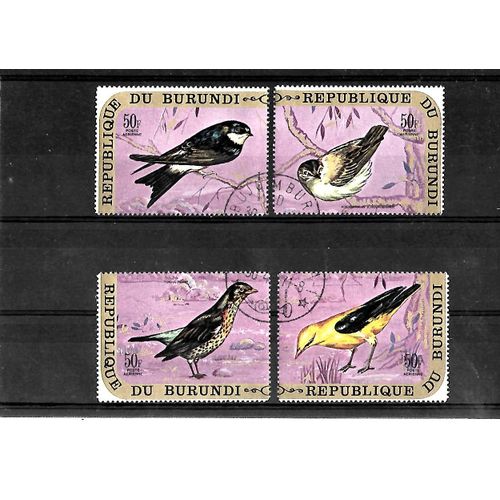 Burundi-Oiseaux N° Pa 174 / 7-Timbres Oblitérés-Très Bon Etat