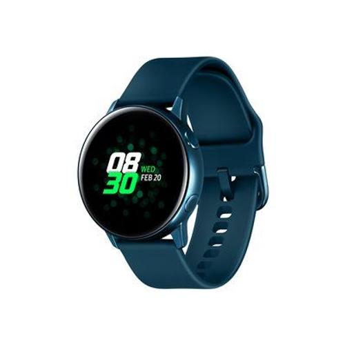 Samsung Galaxy Watch Active - Vert - Montre Intelligente Avec Bande - Fluoro?lastom?re - Affichage 1.1" - 4 Go - Wi-Fi, Nfc, Bluetooth - 25 G