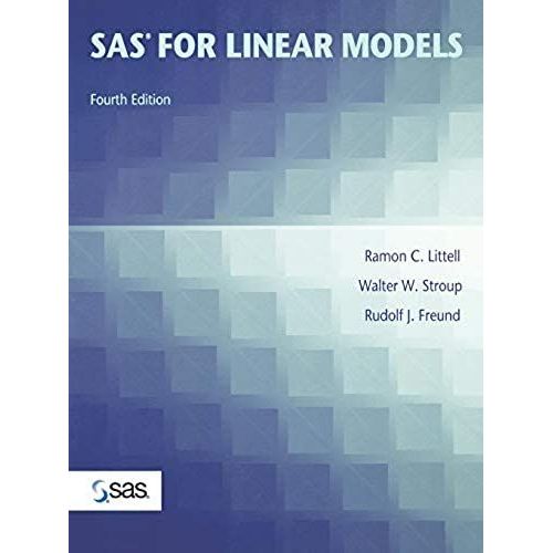 Sas For Linear Models
