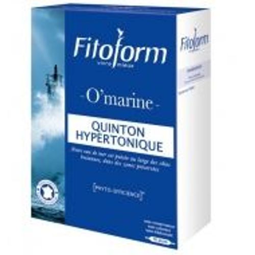 O Marine - Quinton Hypertonique 30 Ampoules Fitoform 