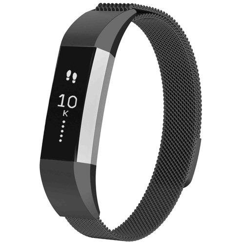 Imoshion Bracelet Magnétique Milanais Fitbit Alta (Hr) Taille M Noir