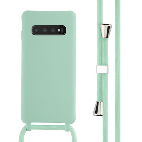 Imoshion Coque En Silicone Avec Cordon Samsung Galaxy S10 Menthe Verte