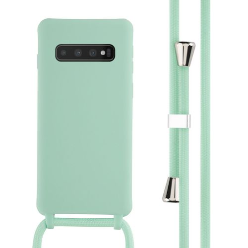 Imoshion ¿Coque En Silicone Avec Cordon Samsung Galaxy S10 Menthe Verte