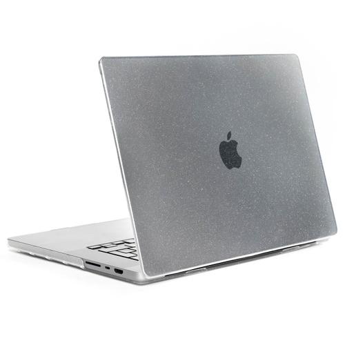 Selencia Coque Paillettes MacBook Air 13 pouces (2018-2020) A1932 / A2179 / A2337 Transparent