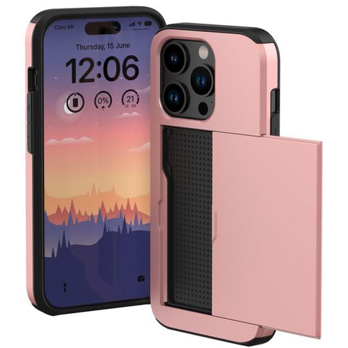 Imoshion Coque Arrière Avec Porte-Cartes Iphone 15 Pro Rose Dorée