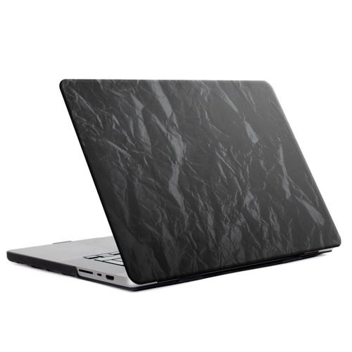 Selencia Coque en velours MacBook Pro 16 pouces (2021) / Pro 16 pouces (2023) M3 chip A2485 / A2780 / A2919 Noir