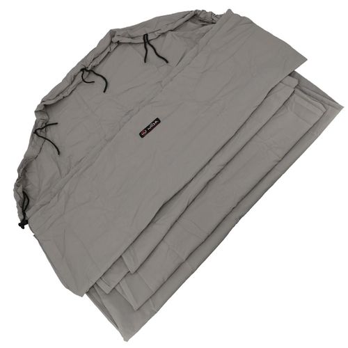 Drap De Sac De Couchage Wilsa Drap Micro Poly Sarco Gris Clair 91487-Uni